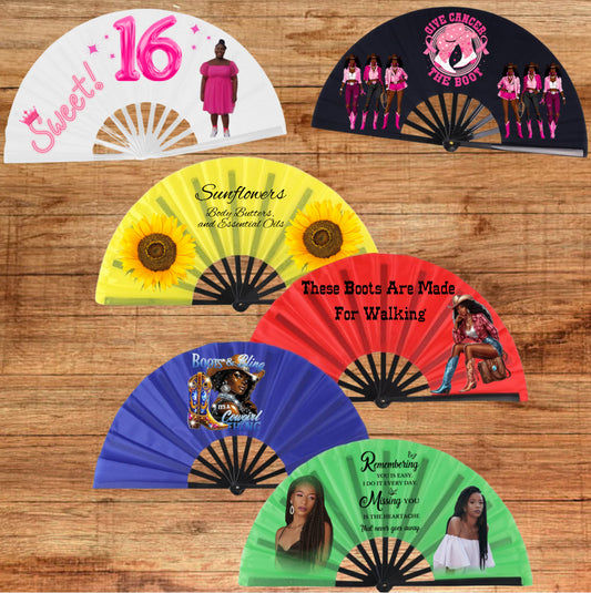 PERSONALIZED CLACK FANS