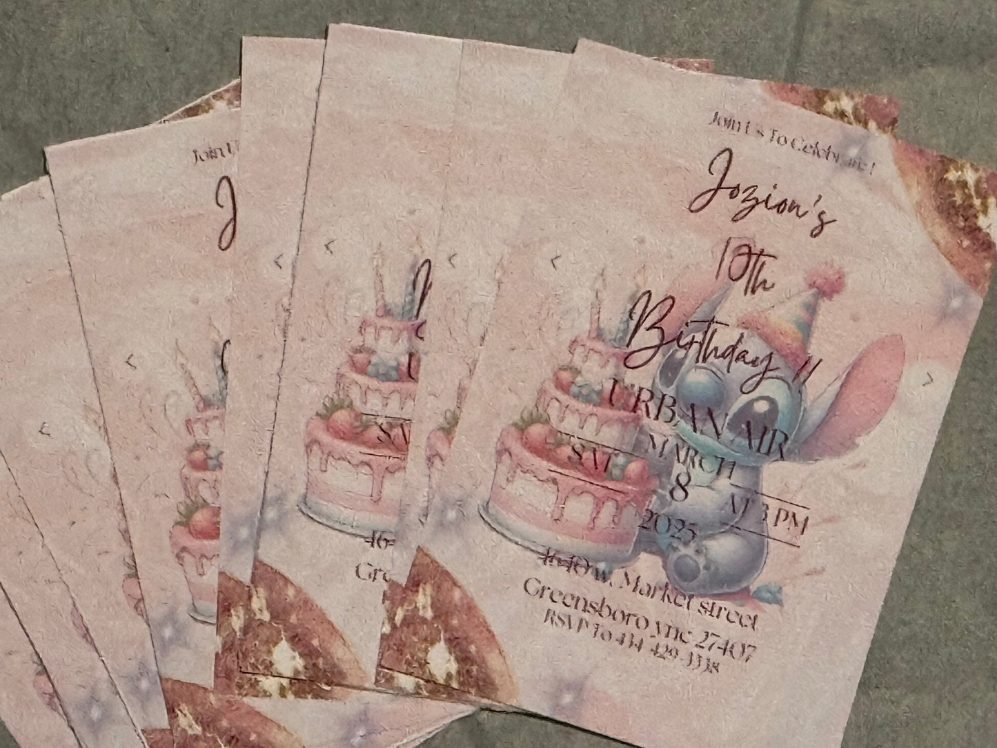 BIRTHDAY INVITATION